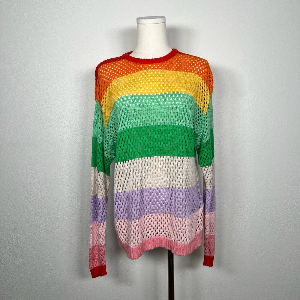 WISPR Multicolour Gianni Open Stitch Sweater - Size S